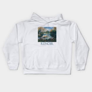 The Seine at Argenteuil by Pierre Auguste Renoir Kids Hoodie